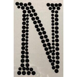 Recollections Halloween Bling Rhinestone Gem Embellishment Letter N 422452 35403